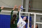 Volleyball vs Babson  Wheaton Women's Volleyball vs Babson College. - Photo by Keith Nordstrom : Wheaton, Volleyball, VB